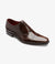 LOAKE Sharp Stylish toe cap Oxford shoe - Dark Brown
