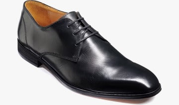 Barker Andrea Derby Oxford Shoe - Dark Brown Calf