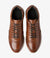 LOAKE Bannister - Leather Sneakers - Cedar-Top View