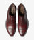 LOAKE Strand- Premium Semi Brogue shoes - BURGUNDY - Top View