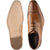 LOAKE Kruger Derby Brogue shoe - Tan Calf - Sole/ Top View