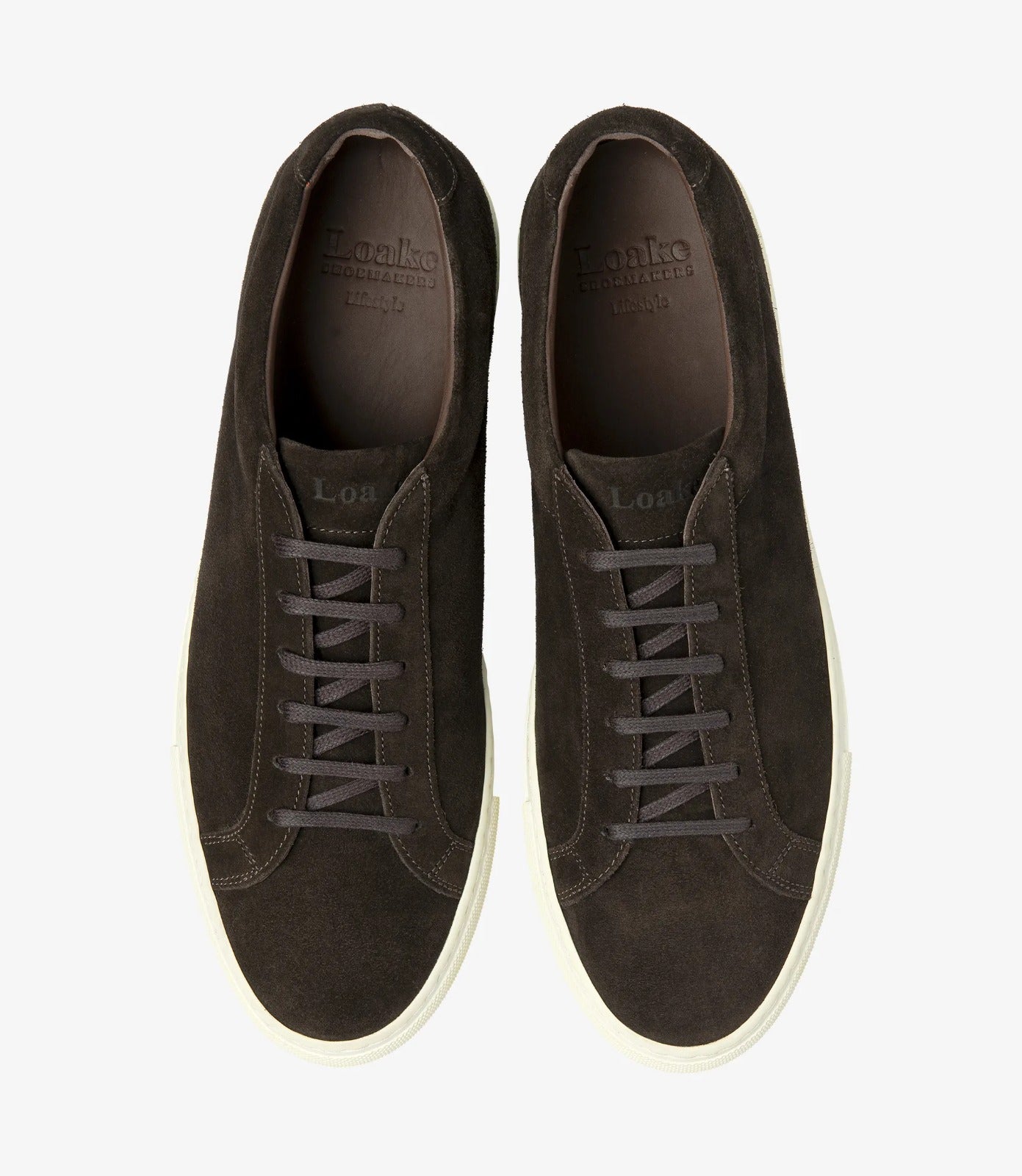 LOAKE Sprint Sneakers -  Dark Brown Suede