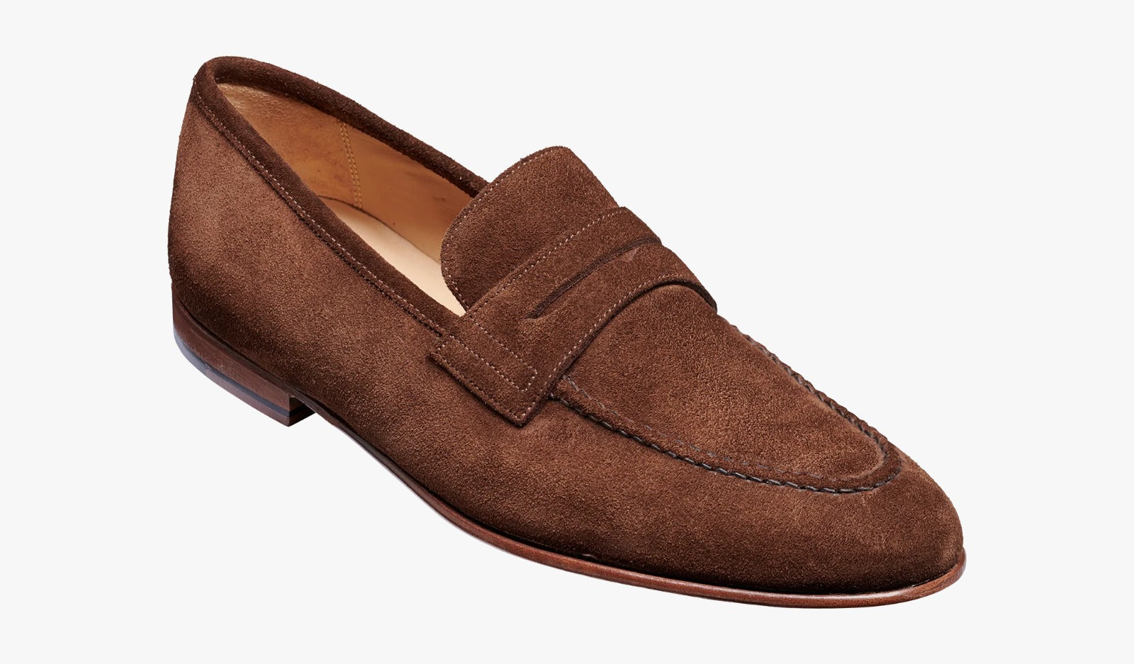 Barker Ledley Loafer Shoe - Castagnia Suede