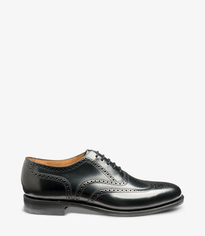 LOAKE  202B Polished Brogue - Black