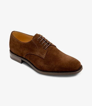 LOAKE 205B Plain Tie shoe - Brown Suede