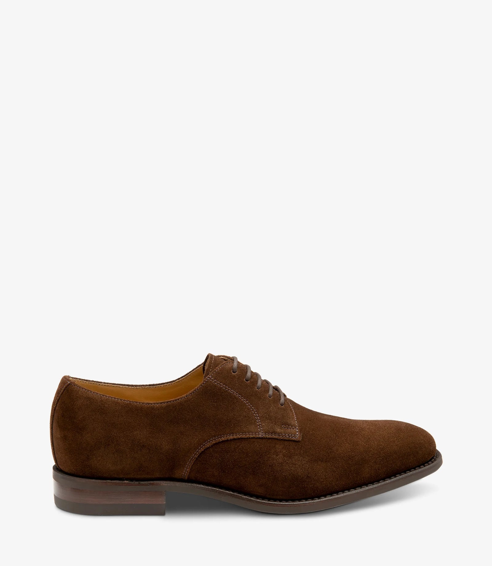 LOAKE 205B Plain Tie shoe - Brown Suede
