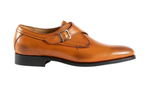 Barker Brayton Monk Shoes - Antique Rosewood Calf