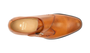 Barker Brayton Monk Shoes - Antique Rosewood Calf