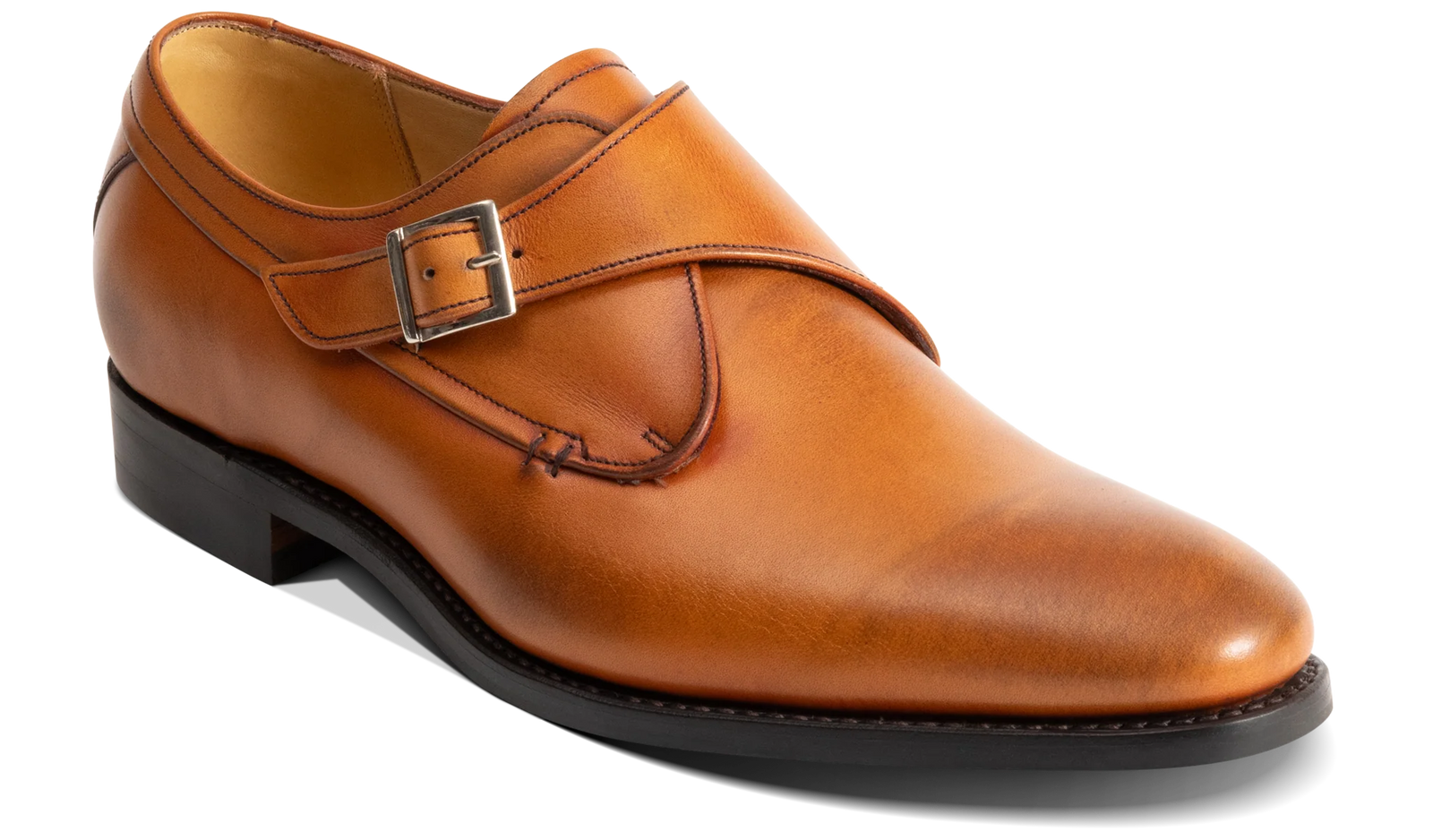 Barker Brayton Monk Shoes - Antique Rosewood Calf