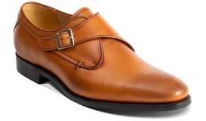 Barker Brayton Monk Shoes - Antique Rosewood Calf
