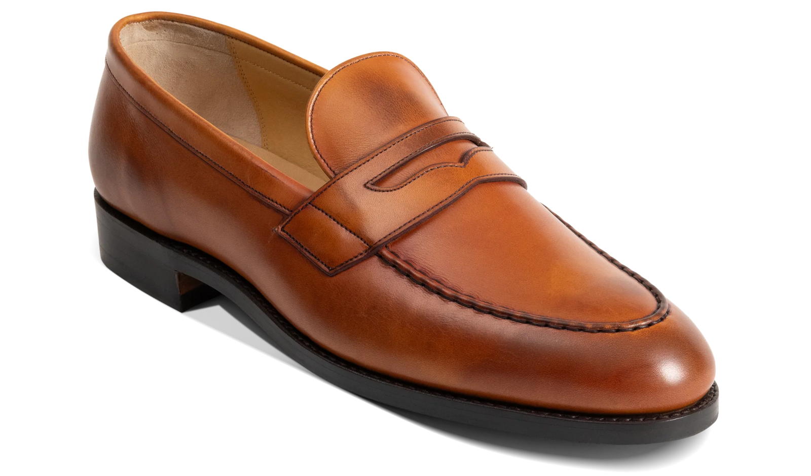 Barker Braunton Loafers - Antique Rosewood Calf