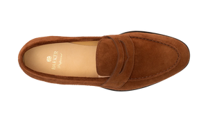 Barker Braunton Loafers - Old Snuff Suede