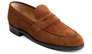 Barker Braunton Loafers - Old Snuff Suede