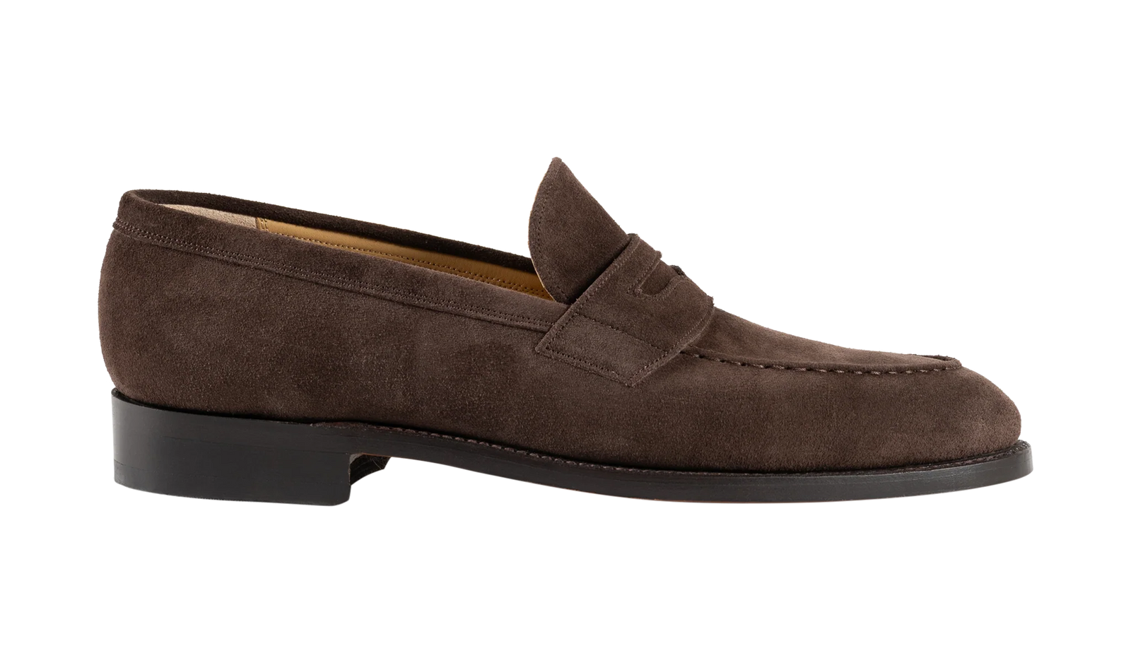 Barker Braunton Loafers - Dark Brown Suede