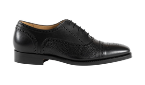 Barker Sligo Brogue Shoes - Black Calf