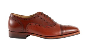 Barker Sligo Brogue Shoes - Rosewood Calf