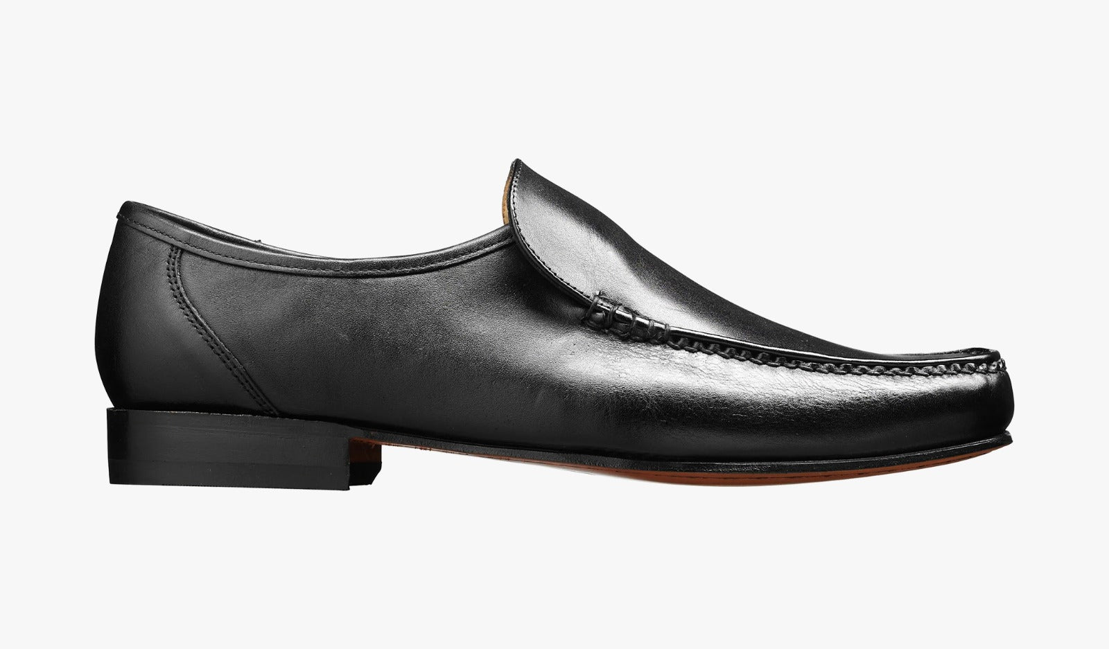 Barker Javron Loafer Shoe - Black Calf