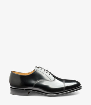 LOAKE 747B Polished Toe Cap Oxford shoe - Black
