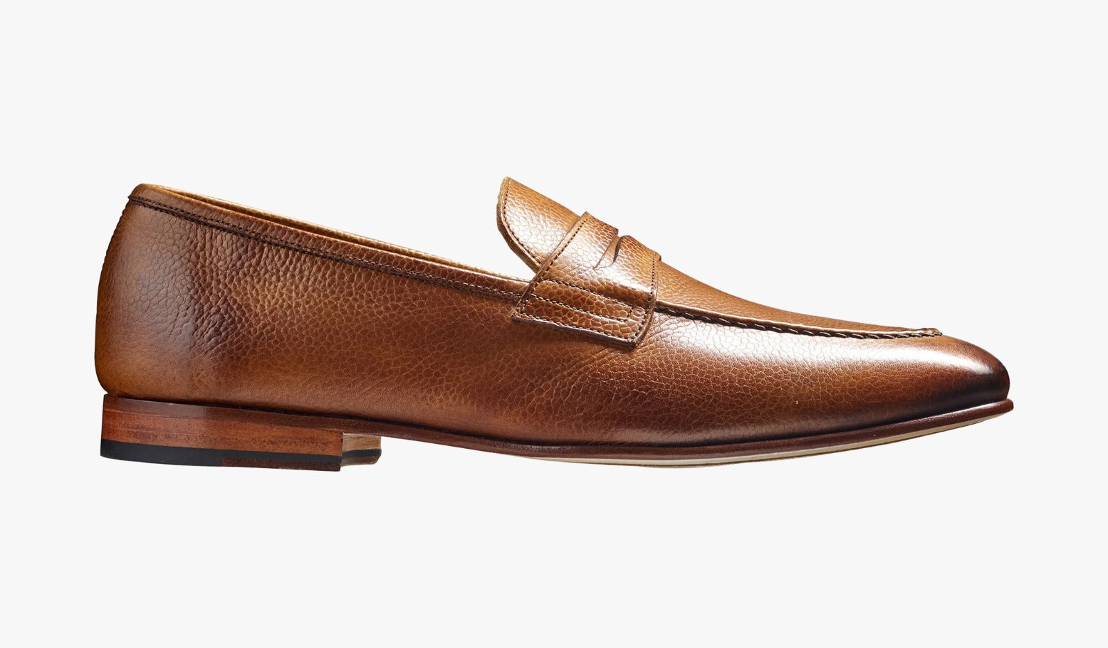 Barker Ledley Loafer Shoe - Cedar Grain