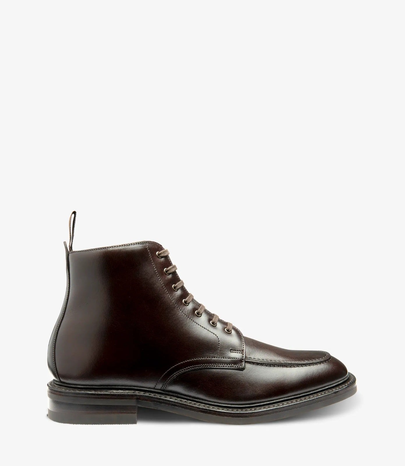 LOAKE Gisbourne Premium Boot - Dark Brown Calf