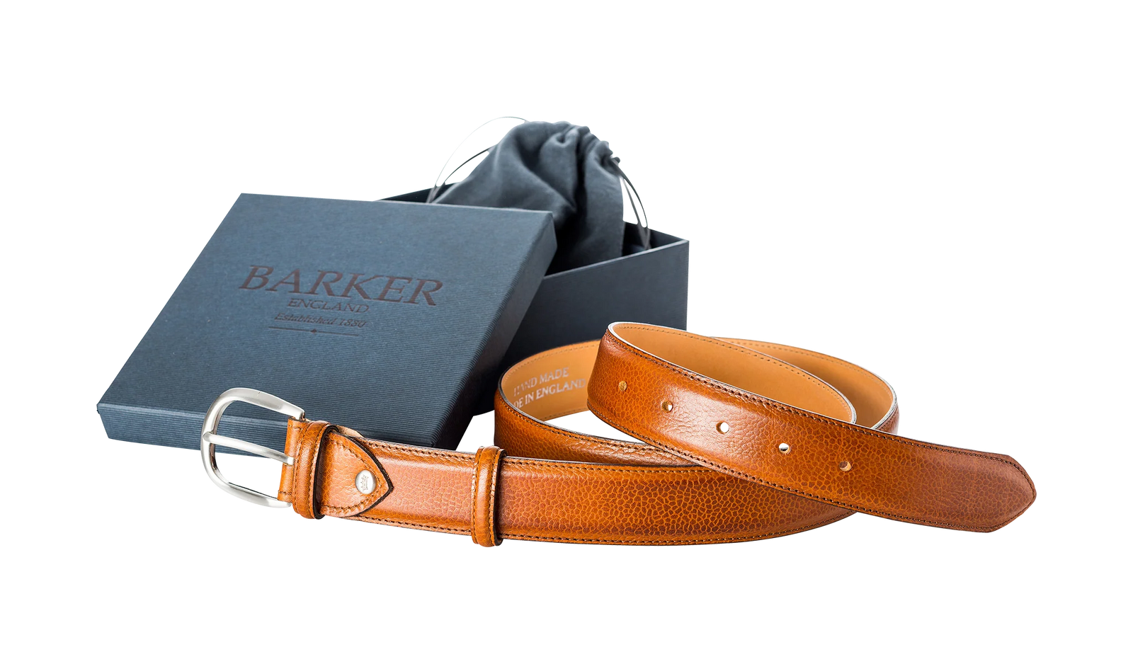 Barker Plain Belt - Cedar Grain