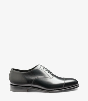 LOAKE Aldwych Oxford Shoe - Black (F - fitting)