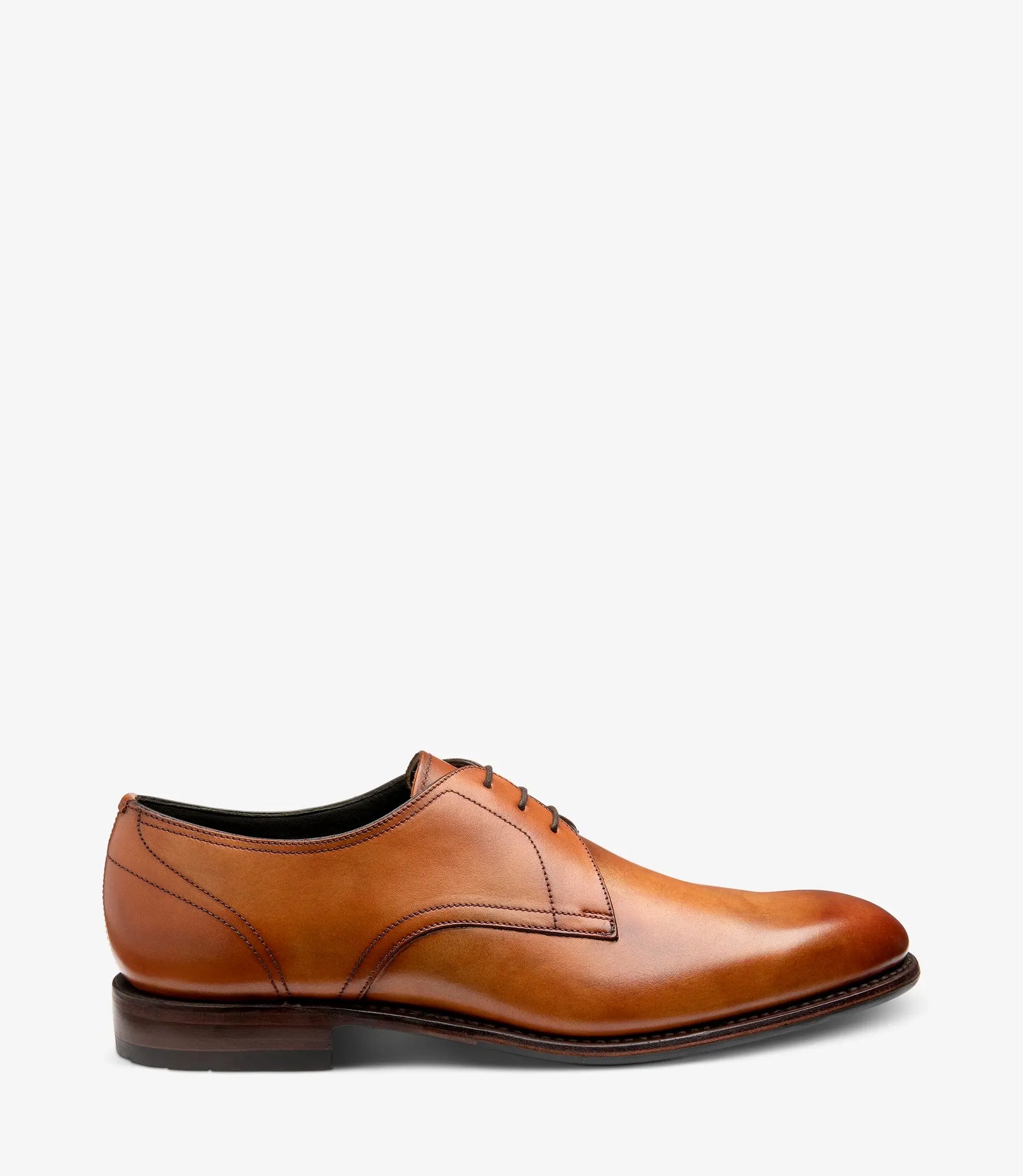 LOAKE Atherton Premium Derby Shoe - Tan Calf