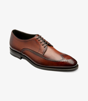 LOAKE Gosling Premium Brogue Shoe - Scotch Patina Calf