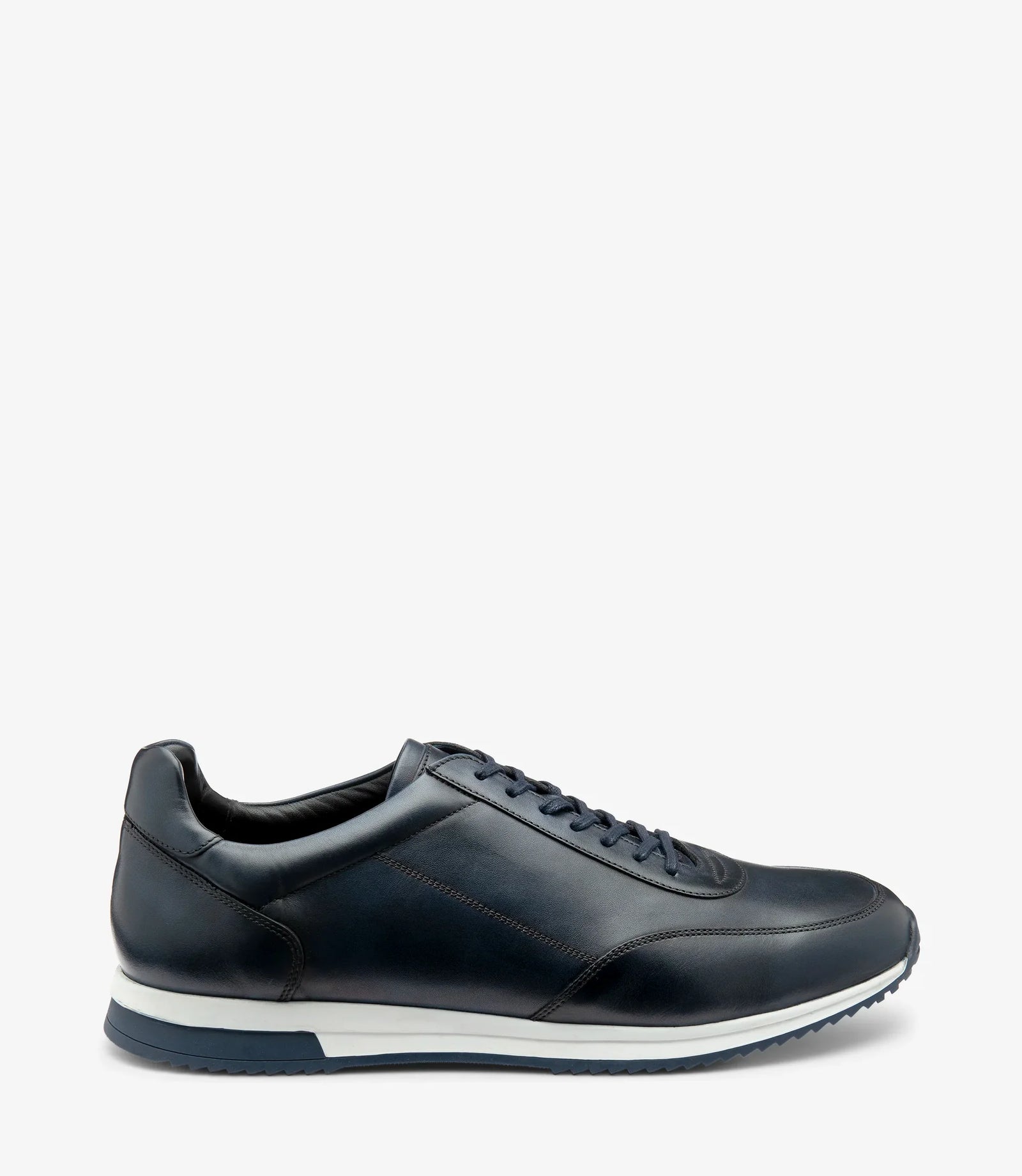 LOAKE  Bannister - Leather Sneakers - Navy
