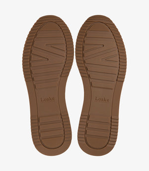 LOAKE Ballentyne Sneakers - Tan Suede/Cedar Grain Leather