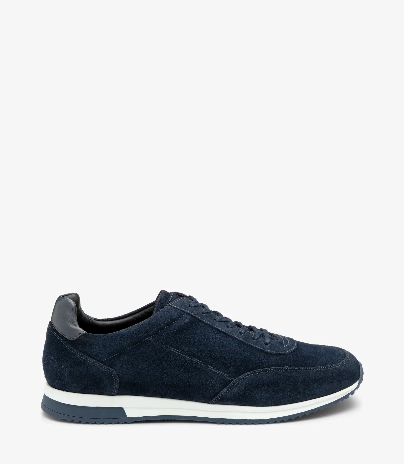 LOAKE  Bannister - Leather Sneakers - Navy Suede