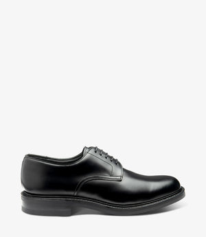 LOAKE Barbican Derby Shoe - Black Calf