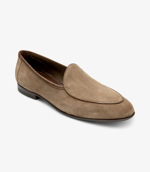 LOAKE Belgrave Loafer Shoe - Flint Suede