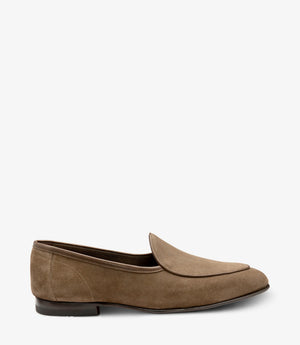 LOAKE Belgrave Loafer Shoe - Flint Suede