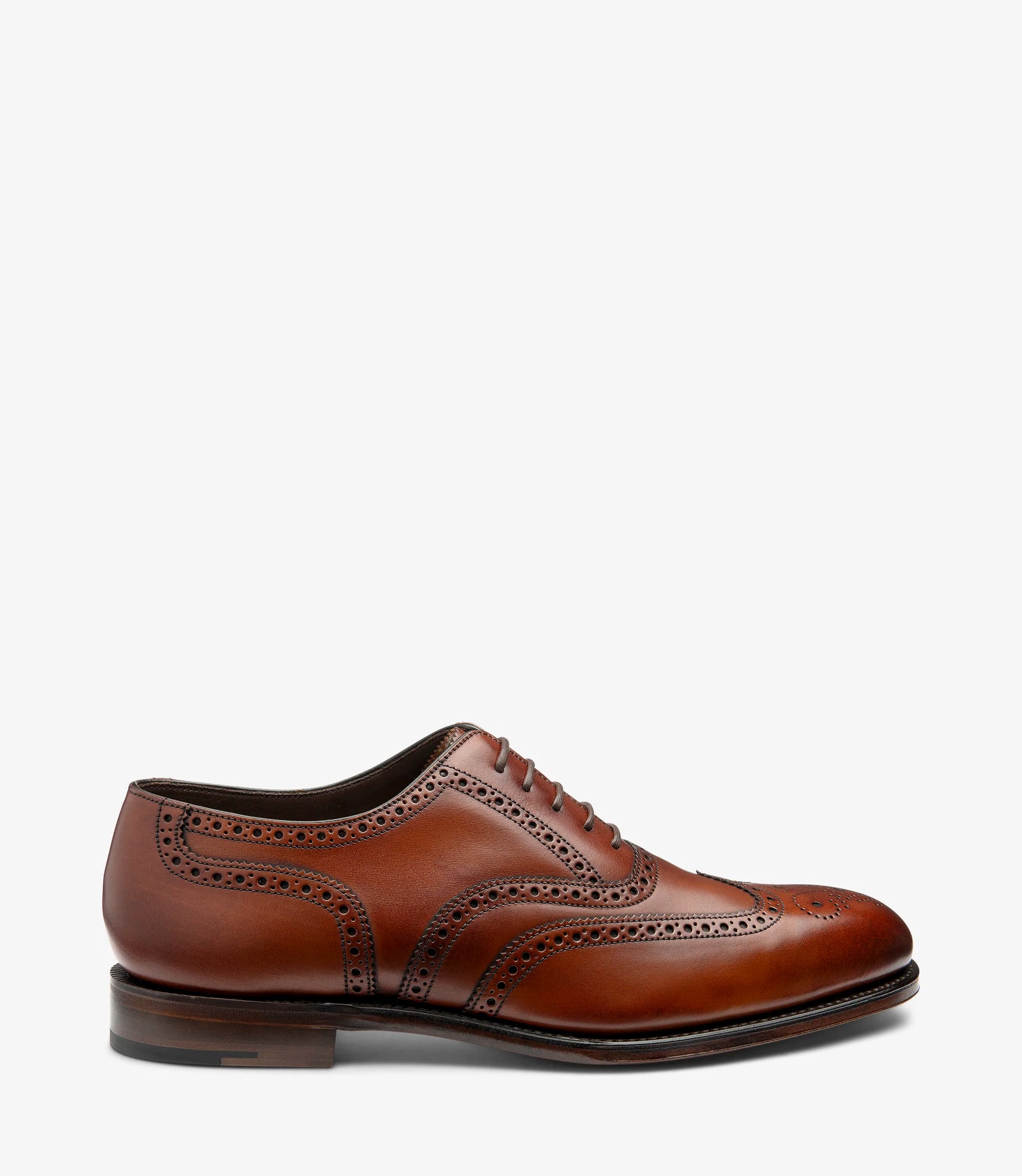 LOAKE Buckingham Oxford Brogue - Brown (F-Fitting)