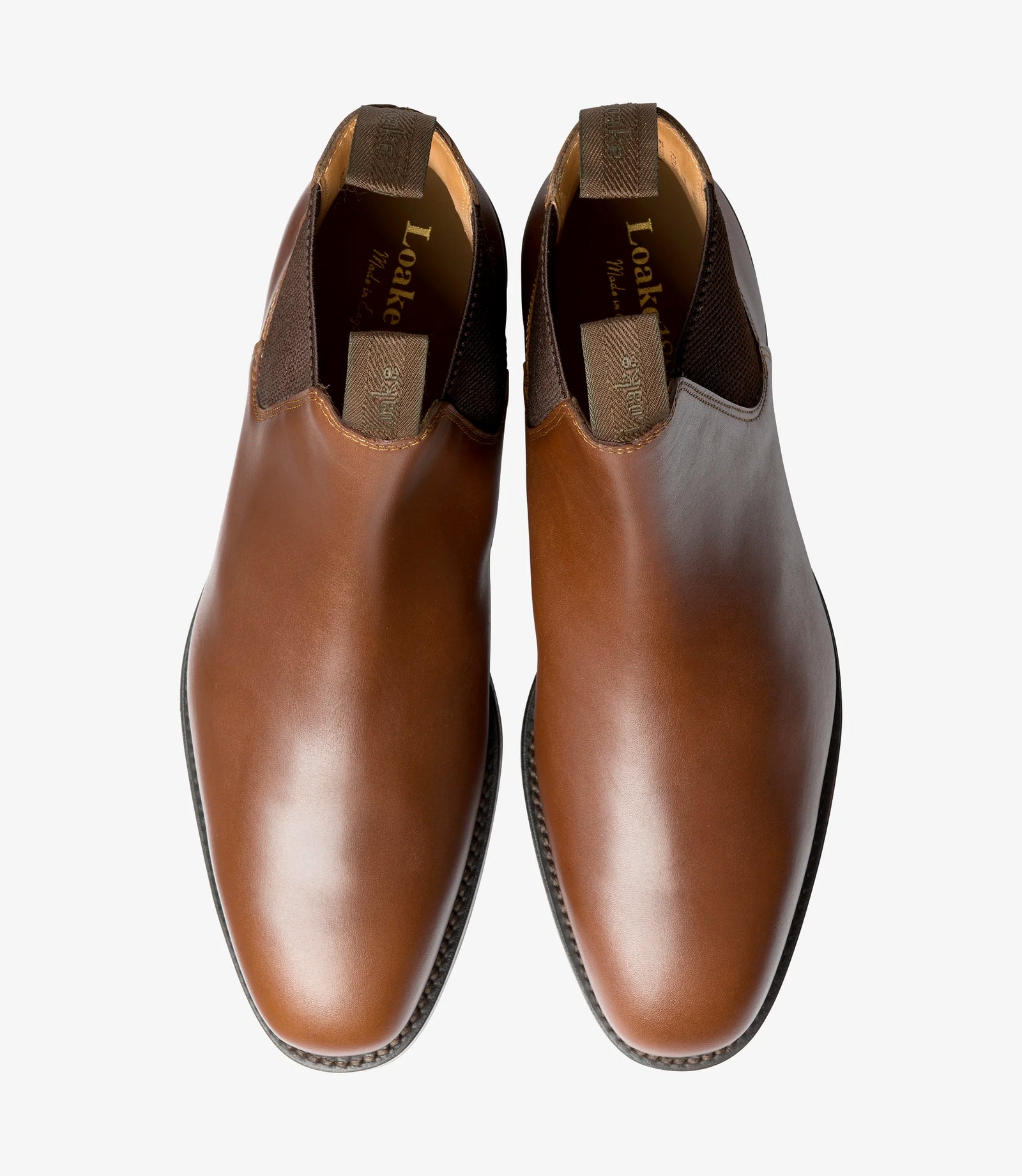 LOAKE Chatsworth Boot - Brown Waxy leather
