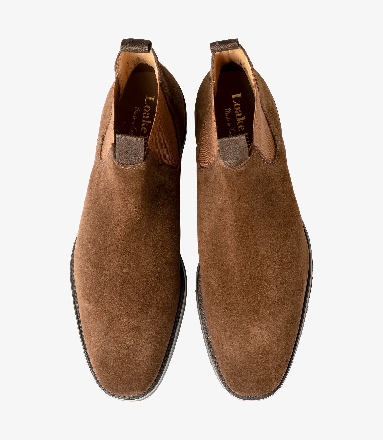LOAKE Chatsworth Chelsea boot - Tobacco Suede