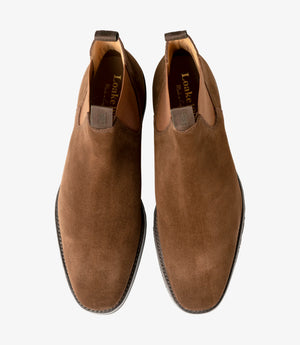 LOAKE Chatsworth Chelsea boot - Tobacco Suede