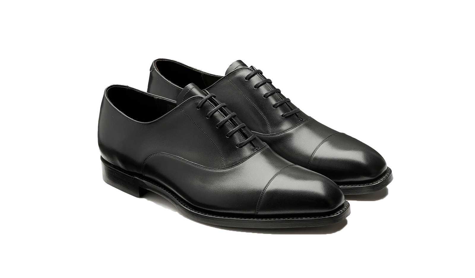 Barker Chester Toe Cap Oxford -  Black Calf