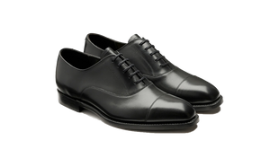 Barker Chester Toe Cap Oxford -  Black Calf