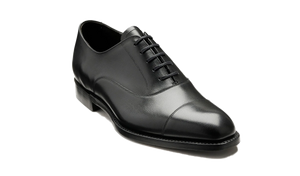Barker Chester Toe Cap Oxford -  Black Calf