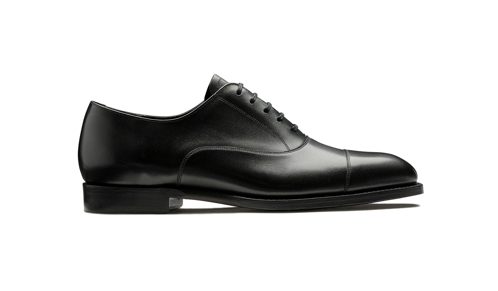 Barker Chester Toe Cap Oxford -  Black Calf