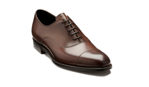 Barker Chester Toe Cap Oxford -  Dark Walnut Calf
