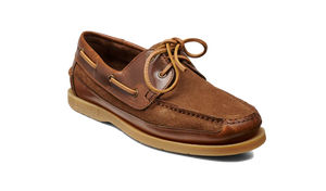 Barker Dexter Boat Leather/Suede Shoes - Tan