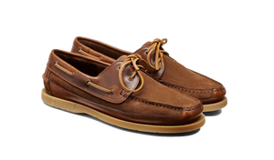 Barker Dexter Boat Leather/Suede Shoes - Tan