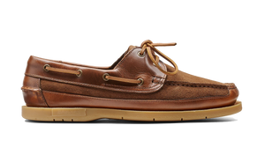 Barker Dexter Boat Leather/Suede Shoes - Tan