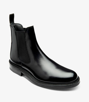 LOAKE Dorchester Chelsea Boot - Black Calf