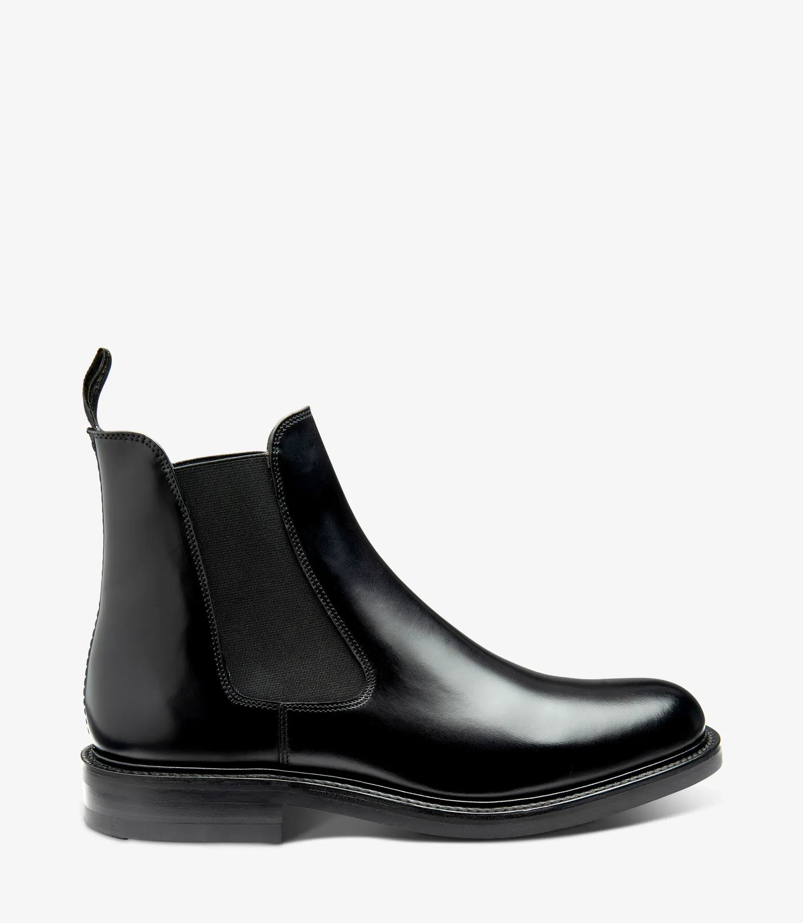 LOAKE Dorchester Chelsea Boot - Black Calf