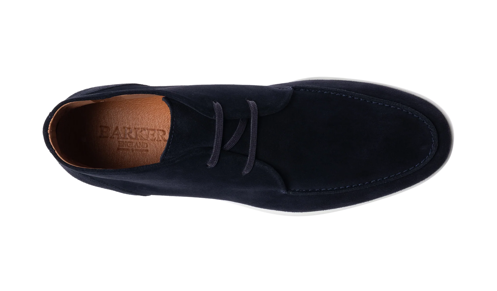 Barker Caruna Chukka Boot - Navy Suede