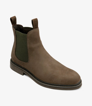 LOAKE Ducksworth Chelsea Boot - Brown Nubuck